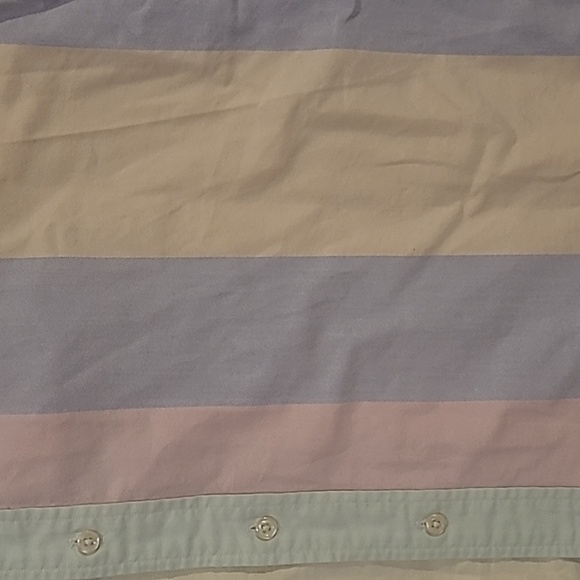 VINTAGE RALPH LAUREN POLO PASTEL STRIPE OXFORD BUTTON DOWN SHIRT - Picture 3 of 6